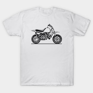 Z50R Motorcycle Sketch Art T-Shirt